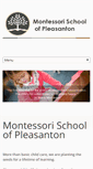 Mobile Screenshot of montessori-pleasanton.com